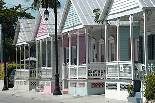 Typical Key West houses