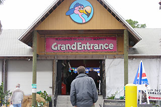 Flamingo Island entrance